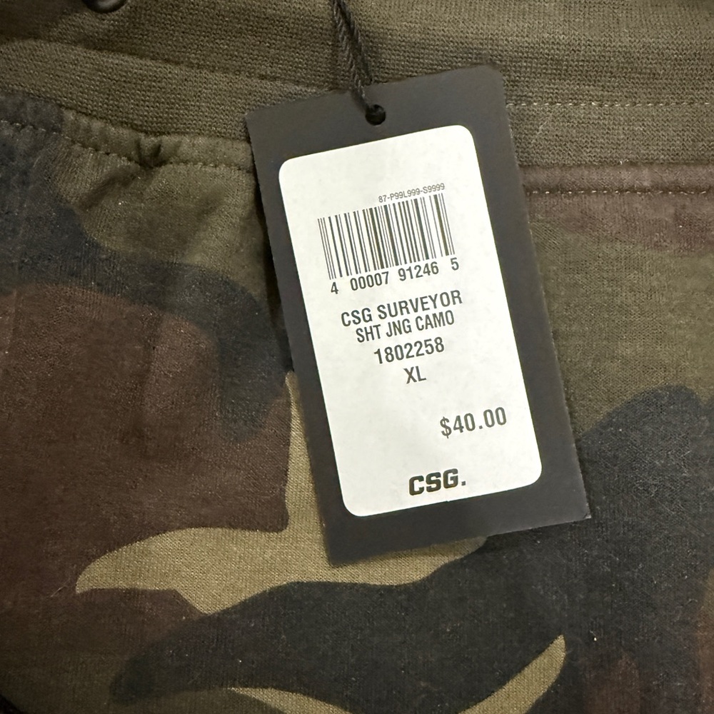 CSG Camouflage T-Shirt (2XL) and Shorts (XL) - Picture 5 of 6